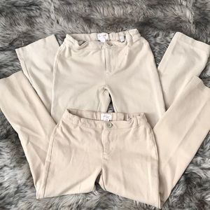 Brown pants for girls 7-8